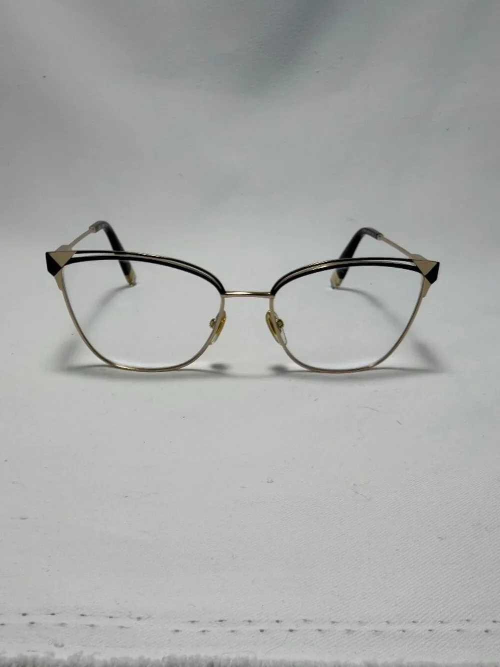 Furla Gold & Black Eyeglasses Frames Only